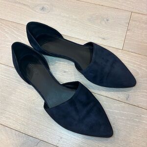 Vince D'orsay Nina Flat Navy Women's Shoes